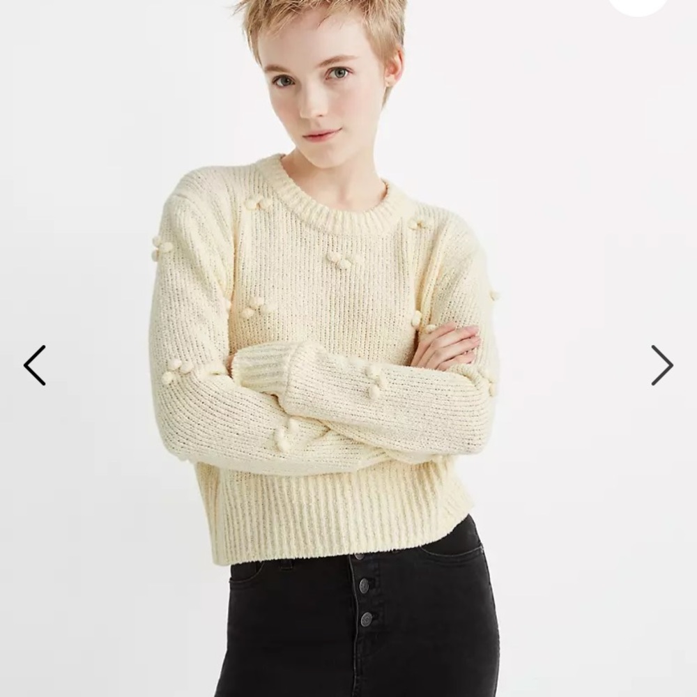Madewell Bobble Pullover Sweater